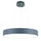 Cwi Lighting Arenal LED Drum Shade Pendant With Gray & White Finish 7103P24-1-167 - alternate 1